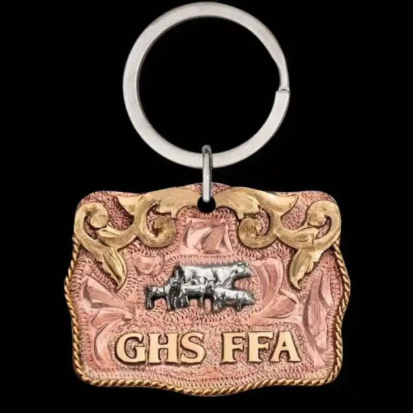 Honkytonk Man Custom Keychain 